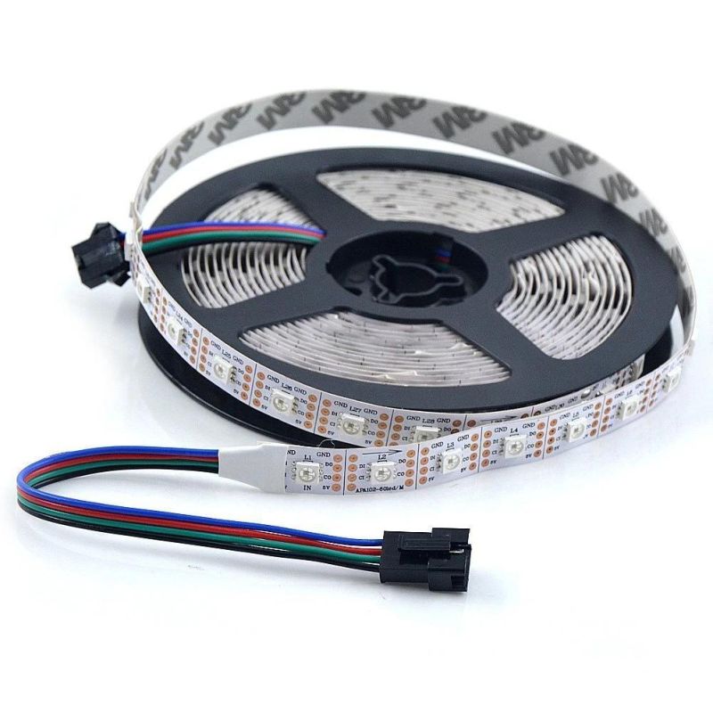 Apa102c 5V 5050 SMD RGB 60LED/M LED Pixel Strip