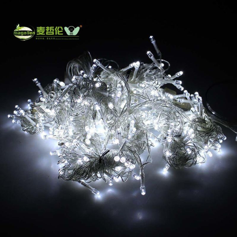 Christmas Outdoor Decoration Curtain Icicle String LED Lights