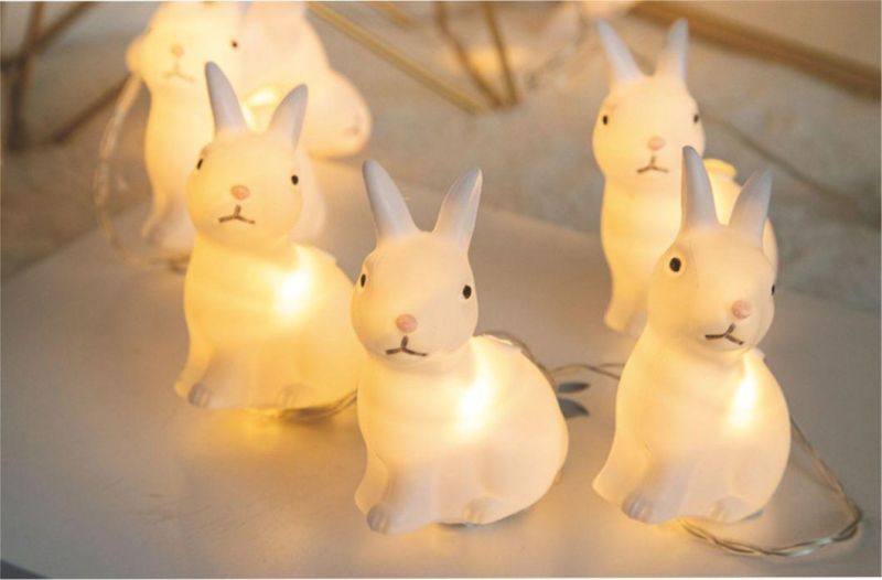 Easter Decorative Rabbit Pendant LED String Light