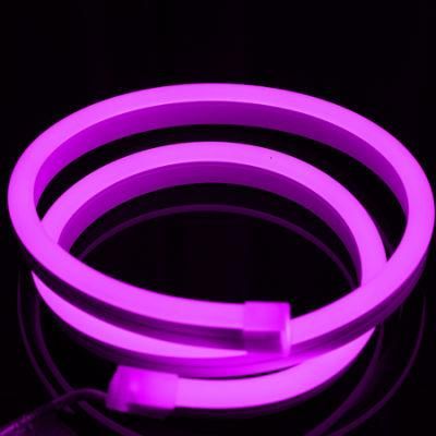 RoHS CE UL 120LEDs/M SMD2835 Silicon 24V Flexible LED Light Strip Neon for Singage Letters