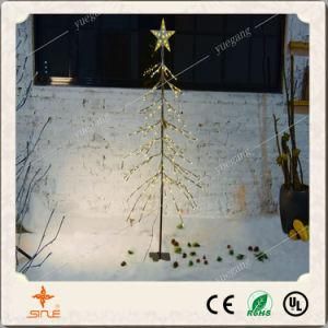 Attractive Upside Down Tree Light with Top Star for Christmas/Wedding/Party Decoration