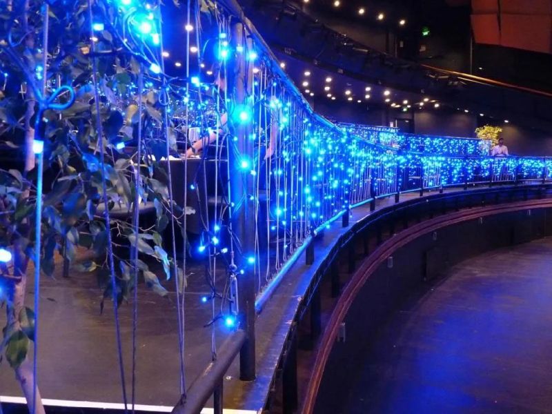 High Quality OEM IP65 Waterproof 220V Wedding Decorative Project Decorations Christmas LED Curtain Light