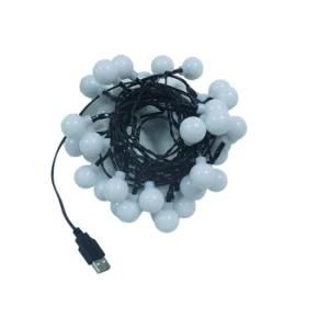 Convenient USB Ball String Light 5m 50LEDs for Christmas Decoration