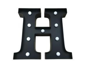 10inch Wall Decor Letters H LED Light