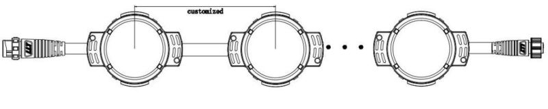 DMX Pixel Individual Controllable Dome 40mm Diamater