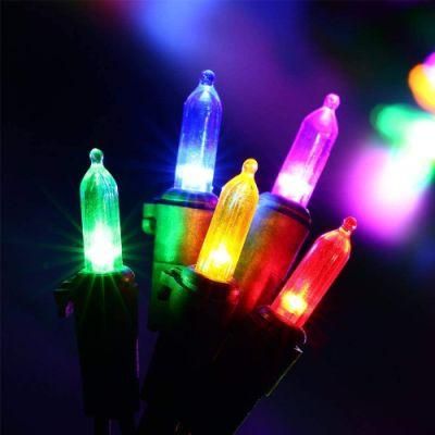 Clear Bulbs Christmas Lights - 100 LED Mini String Light Fairy Lighting for Outdoor, Indoor, Garden, Party, Home, Holiday, Christmas Tree Decorations