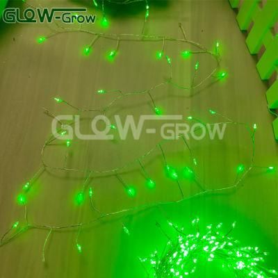 300LEDs 12V CE RoHS Green Garland Light Naked Wire Fairy Lights Silver Wire Christmas LED String Light for Home Event Garden Decoration