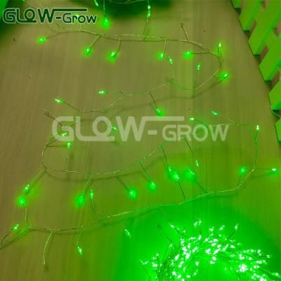 300LEDs 12V CE RoHS Green Garland Light Naked Wire Fairy Lights Silver Wire Christmas LED String Light for Home Event Garden Decoration