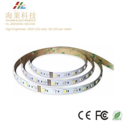 DC12V 24V 2835 Flexible LED Strip 30 LEDs Per Meter