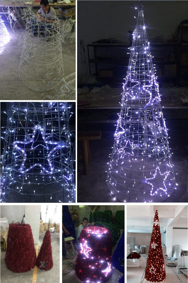 Outdoor Christmas Motif Garland LED Ball Light