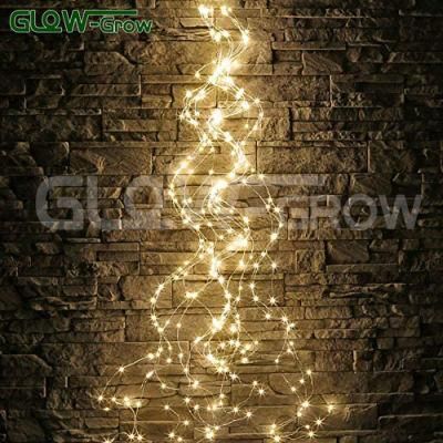12V 3m 240 LEDs Warm White Copper Wire LED Fairy String Light for Christmas Wedding Party Decorations