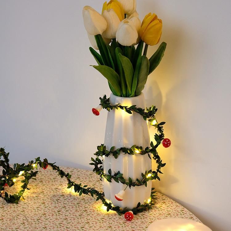 20 LED IVY Rose Flower Christmas Lights Holiday String Lights