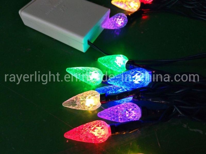 Holiday Outdoor Use Waterproof Decoration RGB C9 LED String Light