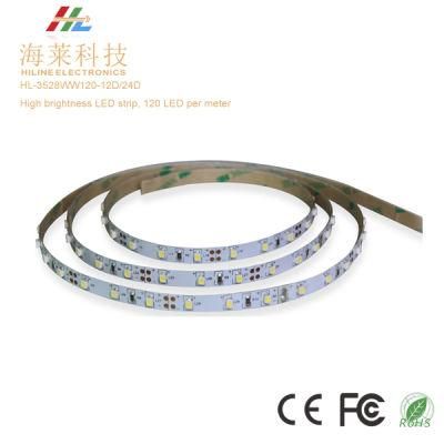 Normal Brightness 3528 LED Flexible Strip 600LED Per Reel 5meter
