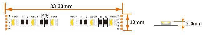 Customized RGB RGBW Rgbww Indoor DMX Cuttable 24V SMD 5050 LED Strip Light