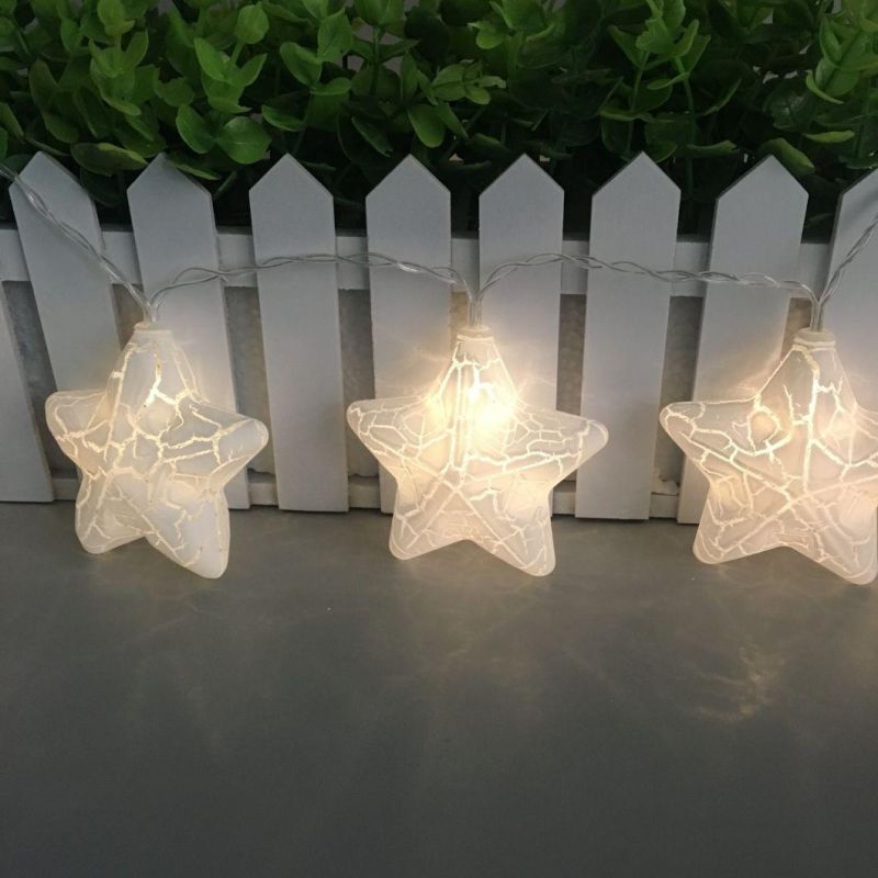 Star Lantern Battery Operated LED Fairy String Lights