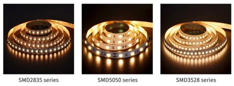 SMD2835 24V High CRI Waterproof Flexible Warm White Cuttable Outdoor Christmas Lights LED Strip