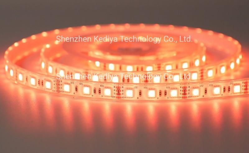 High Quality 14.4W SMD5050 Waterproof 60LEDs/M LED Flexible RGB LED Strip Light
