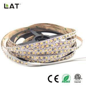 High Brightness DC12V 24V IP20 IP65 SMD2835 Ww 3m 120LEDs Flexible LED Strip Tape Ce ETL UL