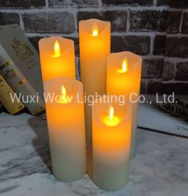 Five Sets of Remote Control Bevel Swing LED Electronic Candle Lights Hotel Wedding Christmas Scene Decoration Lights