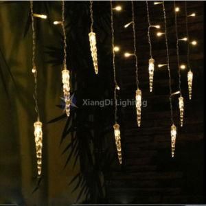 Garden Christmas Party Decoration Light Bubble Icicle Fairy Lighting 50 LED Outdoot String Light Solar Powered