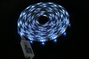 Smart Tuya WiFi High Brightness SMD 5m 5050 RGB 30/60/120LEDs DC12V Flexible LED Strip/Tape Ce ETL UL Work with Echo Enable Alexa Voice