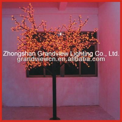 Red Decoration Project for Christmas with CE/RoHS LED Cherry Blossom Tree Light