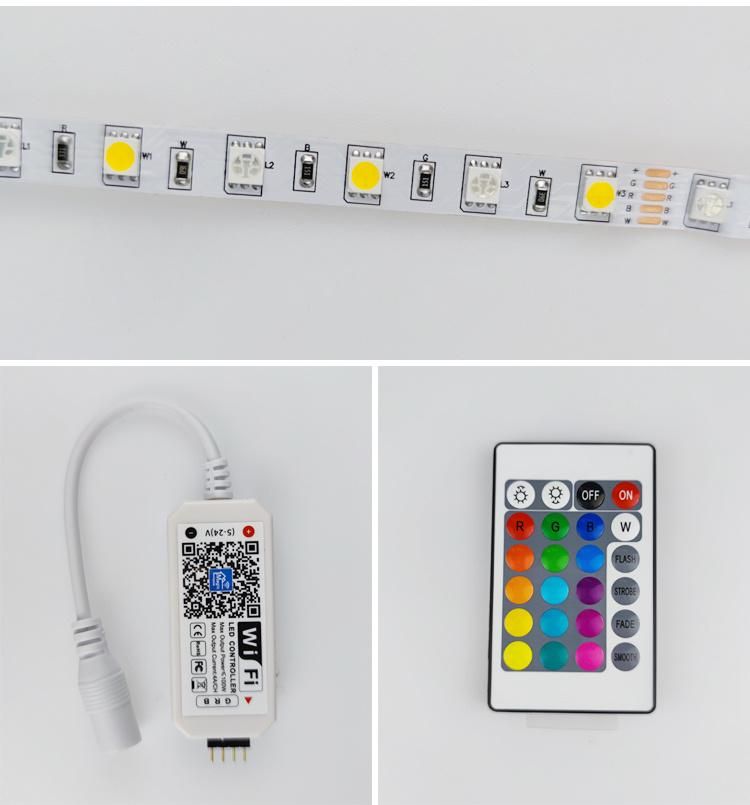 DC12V Colorful RGB Smart Strip Light with Remote Control