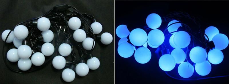 Christmas Decoration Colorful 40mm Globe Small LED Ball String Light for Promotion