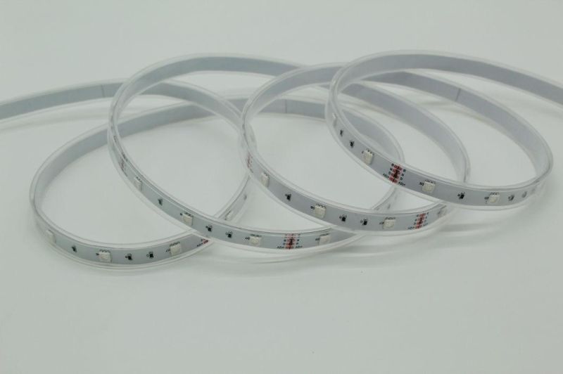 30LEDs/M IP68 Decoration Lighting Anti UV RGB Tape LED Tube Flexible Strip Light