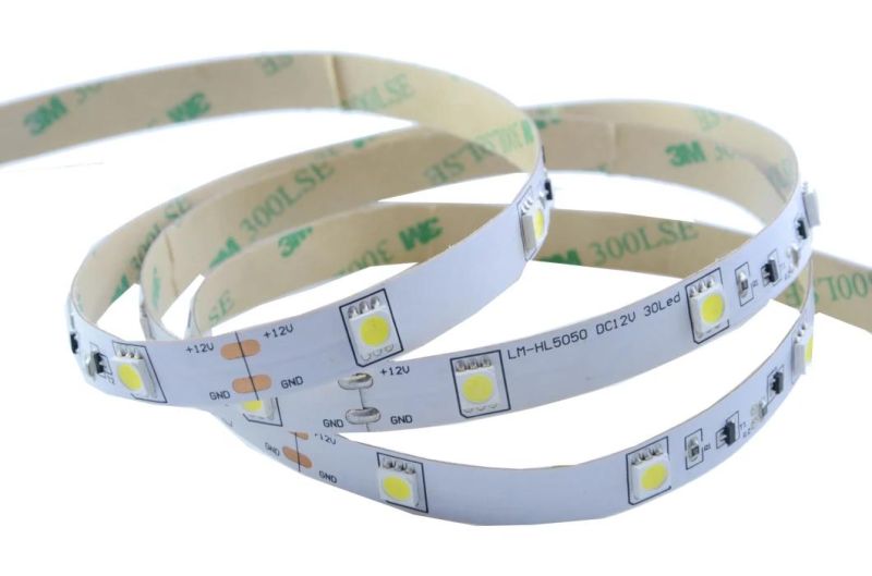 5050 Constant Current Led Strip 30Leds/M 10Mm 12V Industrial Led Strip