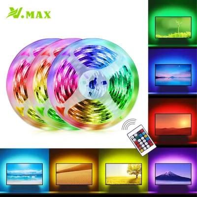 Vmax Car RGB Lights Neon 5 Meters Chasing Light Running Waterproof LED Strip Light