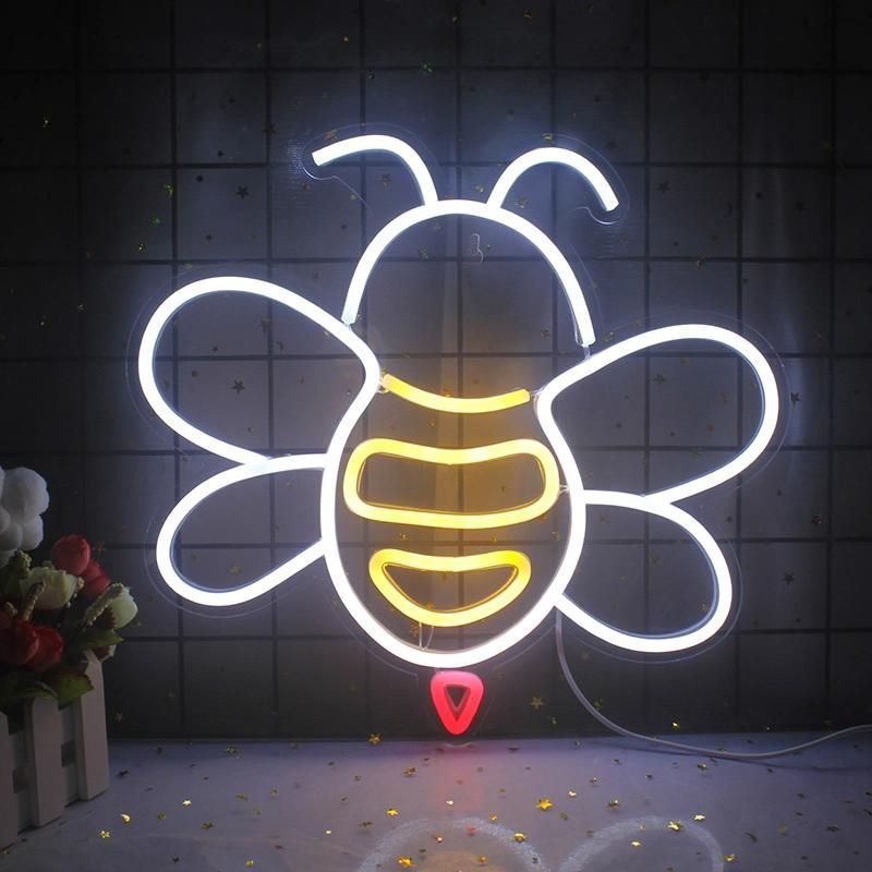 Best Quality Design Animal Neon Lamps USB with Switch Acrylic Wall Hanging Lighting Neon Sign