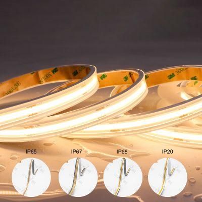 High-End Dimmable COB Strip Kit 5m 900lm/M 3000K 6500K COB LED Strip Light Flexible