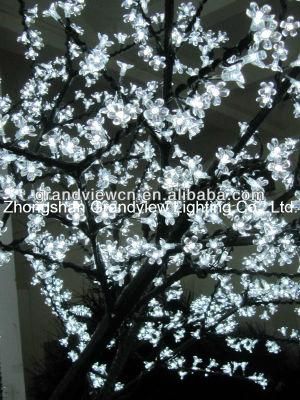 Outdoor Lighted Cherry Blossom Trees