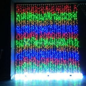 Outdoor Decoration LED Christmas Waterfall Curtain Lights