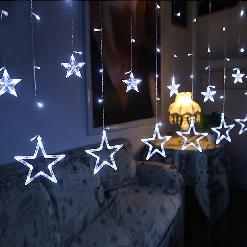 Star LED Christmas Curtain Decoration Light