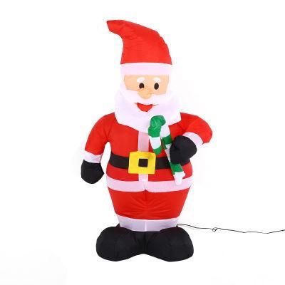 Inflatable Santa Claus 4FT Christmas Blow-up Yard Decoration with LED