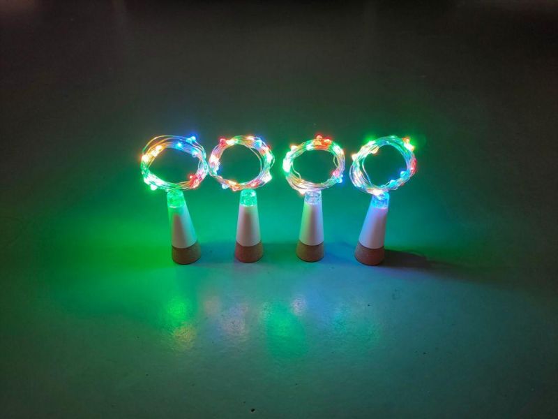 Flexible LED String Lights 20PCS LED Fairy Lights USB Battery Charging Waterproof Copper Wire Firefly Starry Lights for Holiday Party Lighting