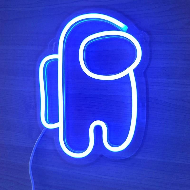 New Arrivals Illuminated Custom Light Wall-Mounted Custom RGB Color Neon Signage LED Neon Sign