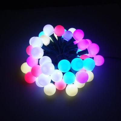 20mm RGB DMX512 RGB Pixel Festoon String