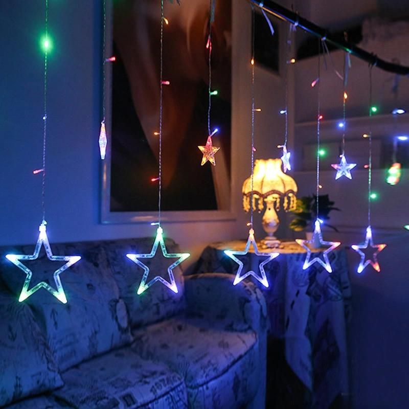 Star LED Christmas Curtain Decoration Light