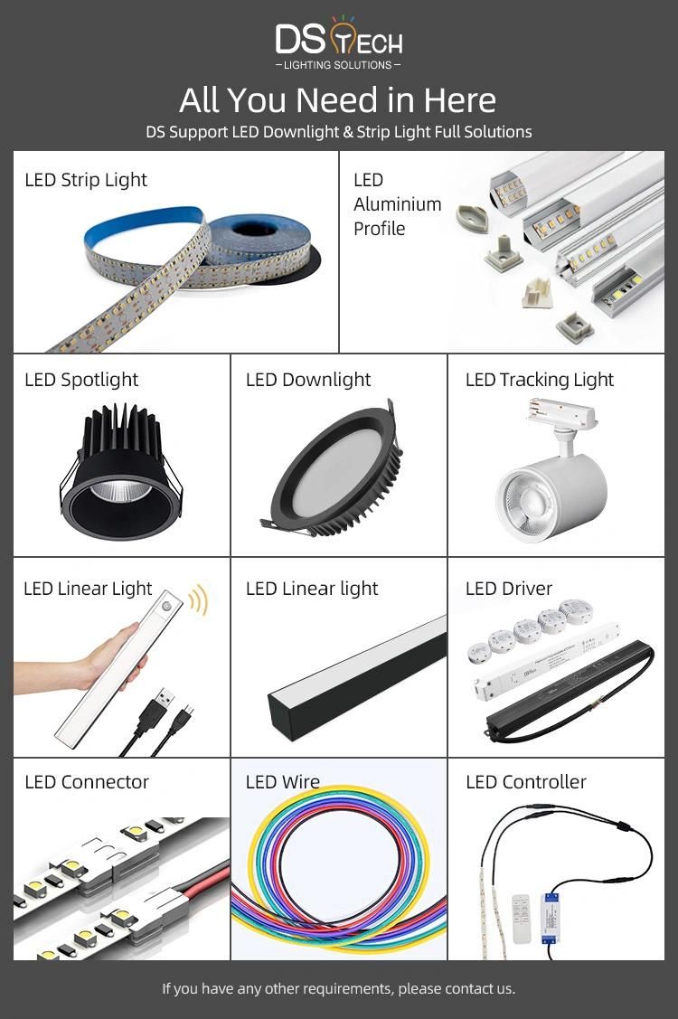 DOT Free COB LED Strip Light High Density 480 LEDs/M Flexible LED Fcob Flexible Strip