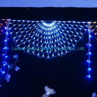 LED Outdoor /Indoor Round Ceiling Lights Street Park/Hall Decorationlighting Holiday LED Curtain Light
