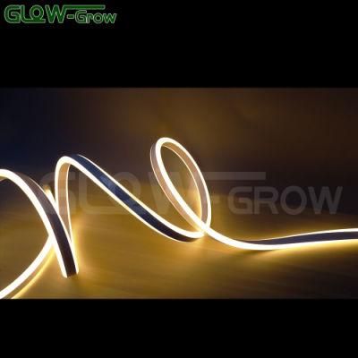 Warm White Outdoor IP65 Waterproof 50m/Roll 120LEDs/M Flexible Double Side LED Neon Flex Light for Home Garden Bar Project Sign Decoration