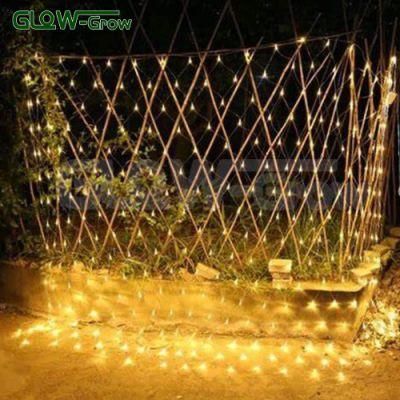 2*2m 28W IP65 Waterproof Christmas LED Mesh String Light for Fence Decoration