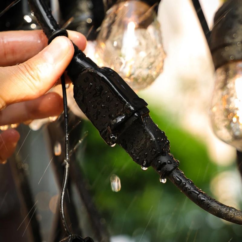 Outdoor Weatherproof Commercial Grade LED String Light With Hanging Sockets