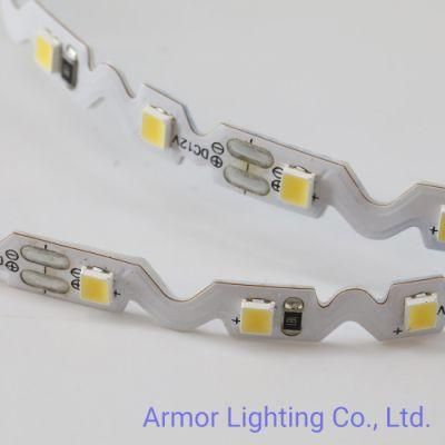 S-Shape Best Quality SMD LED Strip Light 2835 60LEDs/M DC12V/24V/5V for Side View/Bedroom