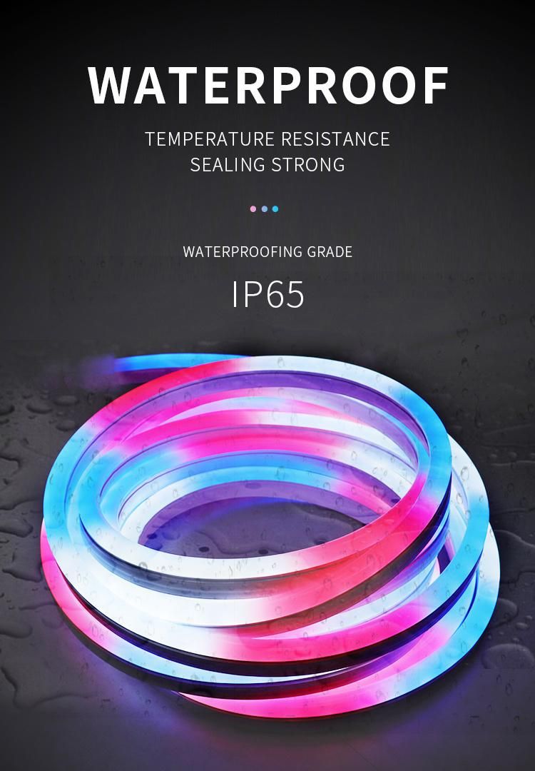 5m IP65 Waterproof LED Strip Lights 24V Flexible Neon Flex for Kitchen Bedroom Indoor Outdoor Home Decor