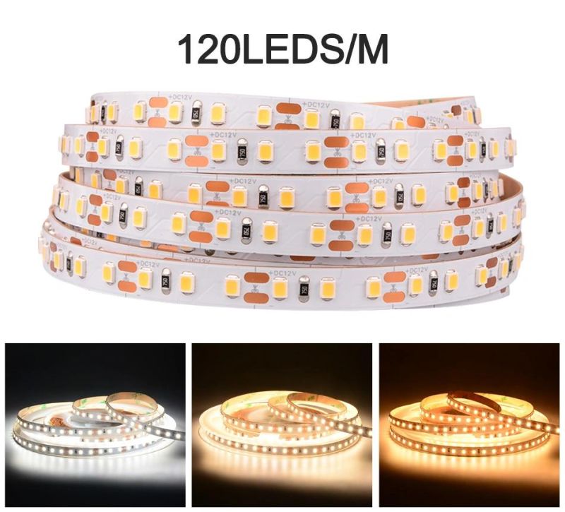 LED Tape Strip Light 2835 5000K 3000K 4000K 6000K 120p 12V 8mm CE RoHS SMD 2835 LED Strip Light